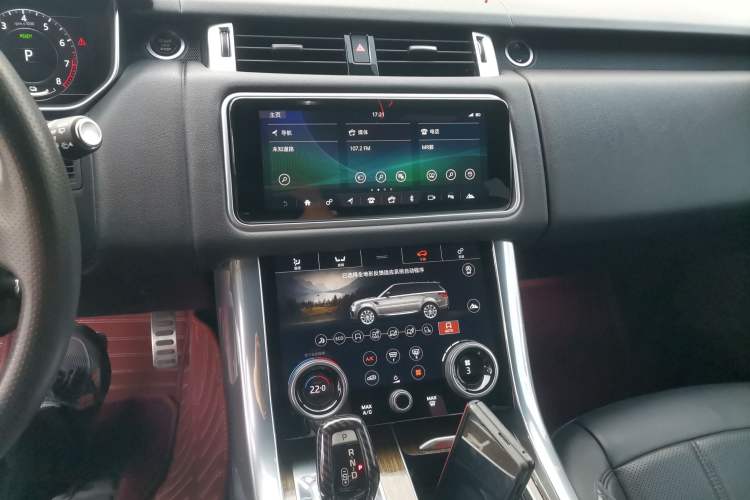 Used Land Rover Range SportNew Energy 2018 P400e Audio And AC Panel