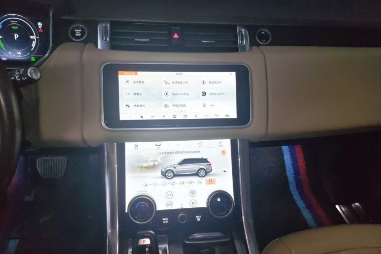 Used Land Rover Range SportNew Energy 2019 P400e SE Audio And AC Panel