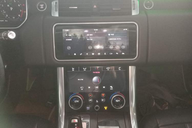 Used Land Rover Range SportNew Energy 2021 P400e SE Audio And AC Panel