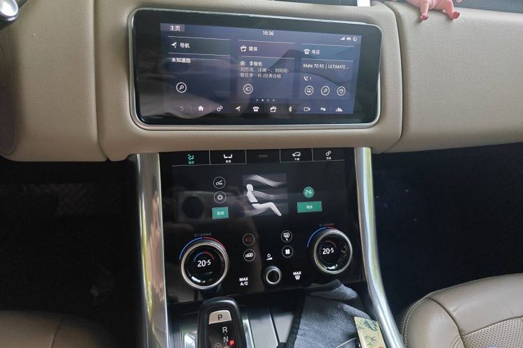 Used Land Rover Range SportNew Energy 2021 P400e SE Audio And AC Panel