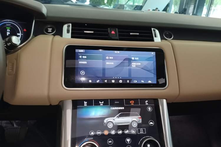 Used Land Rover Range SportNew Energy 2021 P400e SE Audio And AC Panel