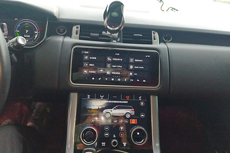 Used Land Rover Range SportNew Energy 2022 P400e SE Audio And AC Panel