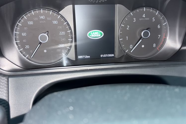 Used Land Rover Range Velar 2017 P250 S Odometer Close Up
