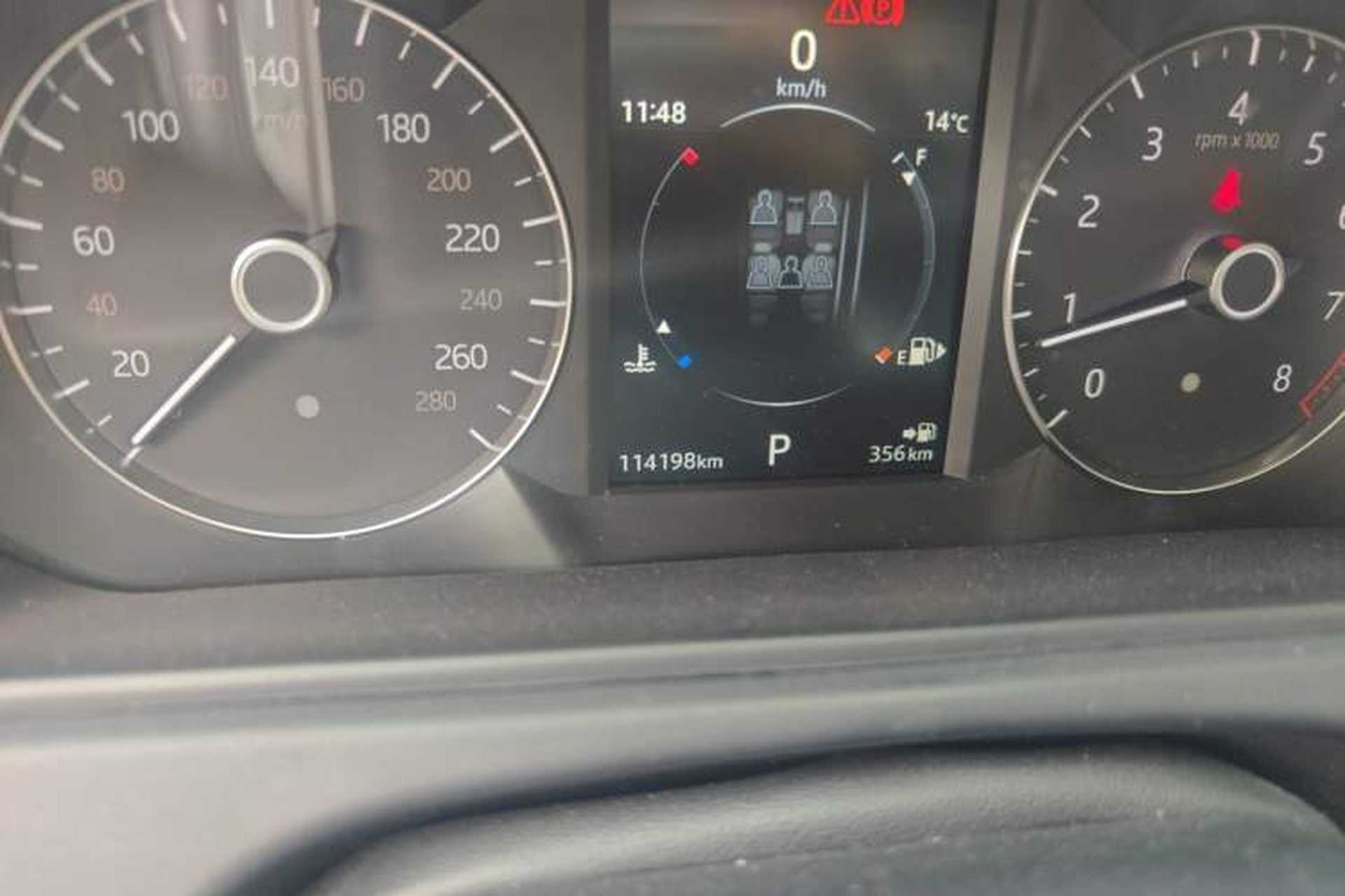 Used Land Rover Range Velar 2017 P380 S Odometer Close Up