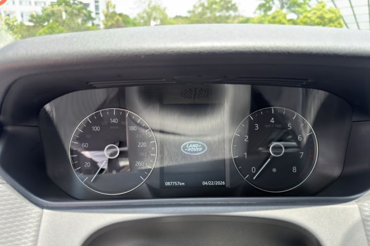Used Land Rover Range Velar 2017 P380 S Odometer Close Up