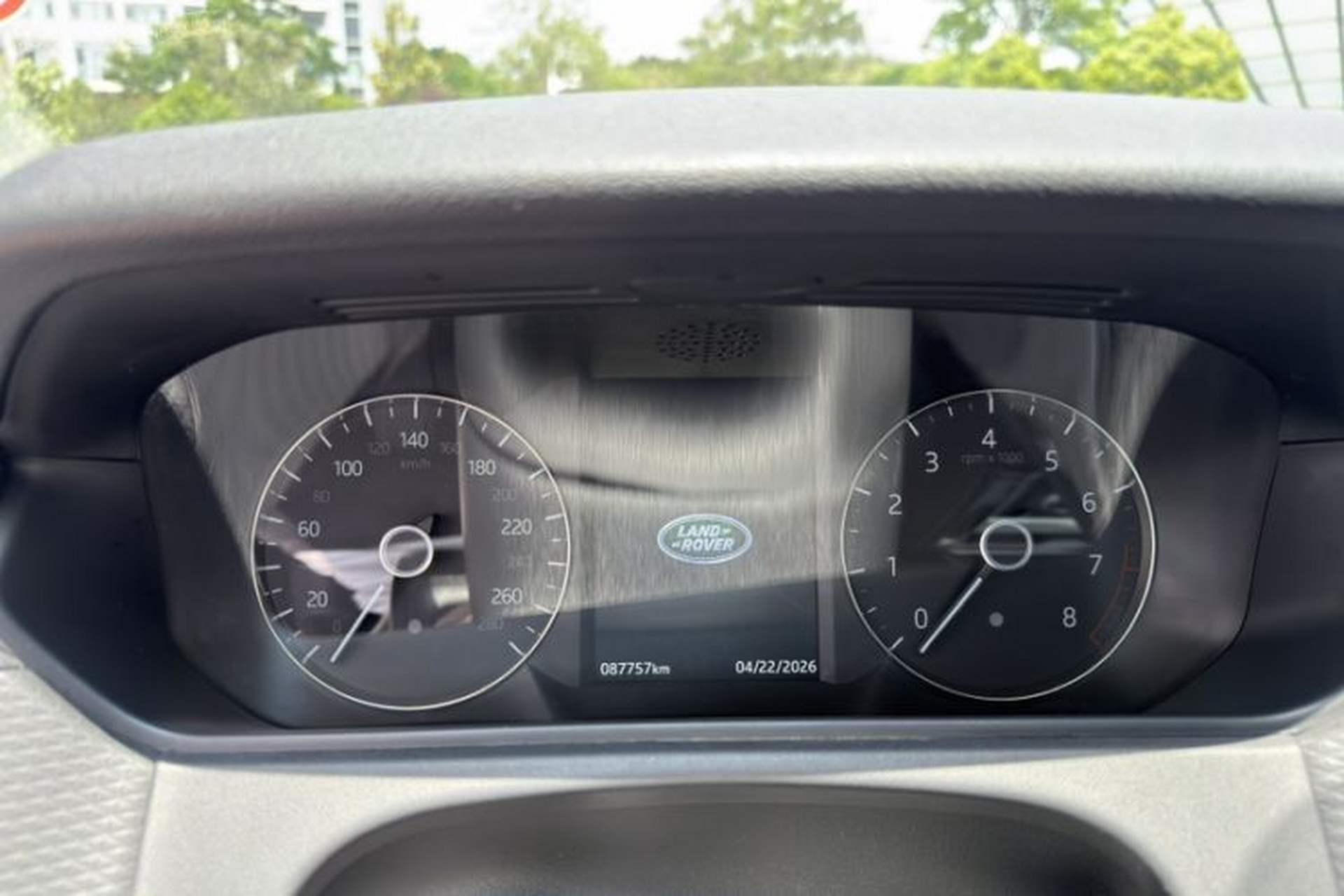 Used Land Rover Range Velar 2017 P380 S Odometer Close Up