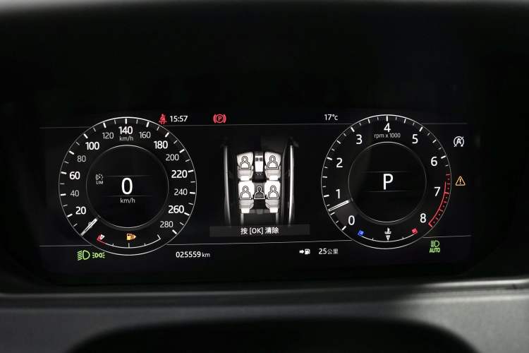 Used Land Rover Range Velar 2018 P380 S Odometer Close Up