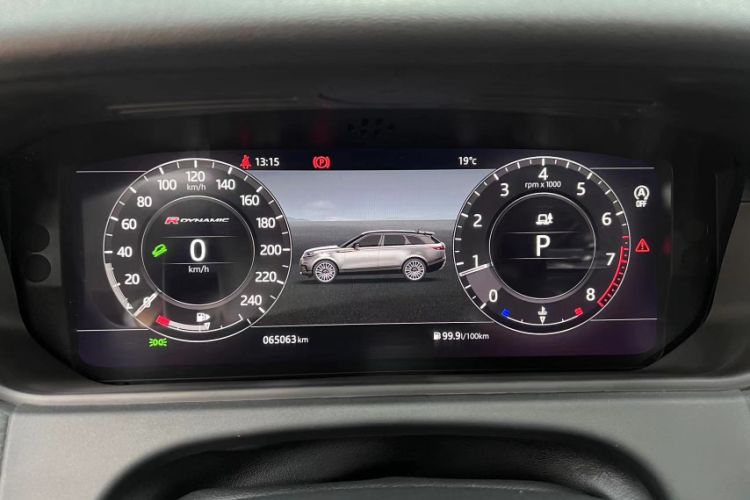 Used Land Rover Range Velar 2018 P300 S Odometer Close Up