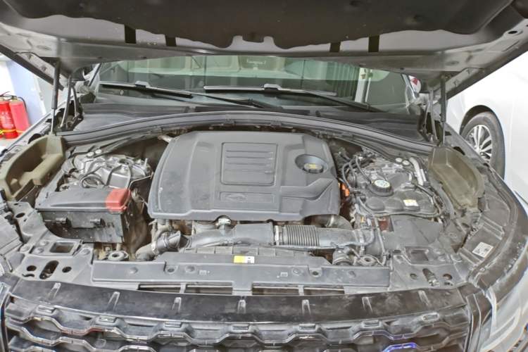 Used Land Rover Range Velar 2021 P250 Sparkling Black Limited Edition Engine Bay