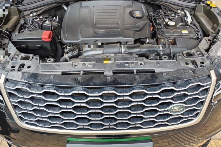 Used Land Rover Range Velar 2021 P250 Sparkling Black Limited Edition Engine Bay