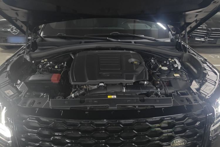 Used Land Rover Range Velar 2021 P250 Sparkling Black Limited Edition Engine Bay