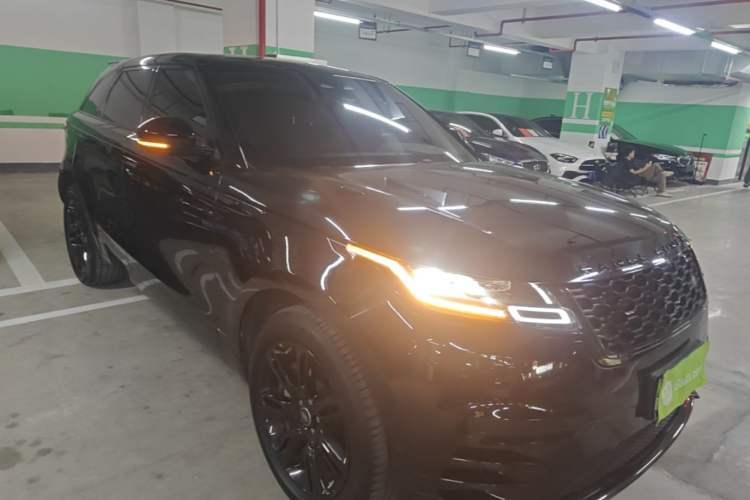 Used Land Rover Range Velar 2021 P250 Sparkling Black Limited Edition Front Right 45 Deg