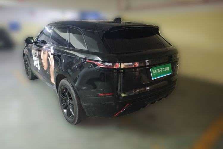 Used Land Rover Range Velar 2021 P250 Sparkling Black Limited Edition Rear Left 45 Deg