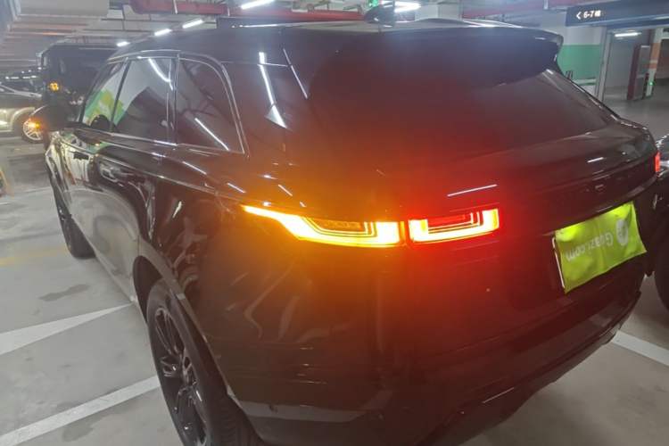 Used Land Rover Range Velar 2021 P250 Sparkling Black Limited Edition Rear Left 45 Deg