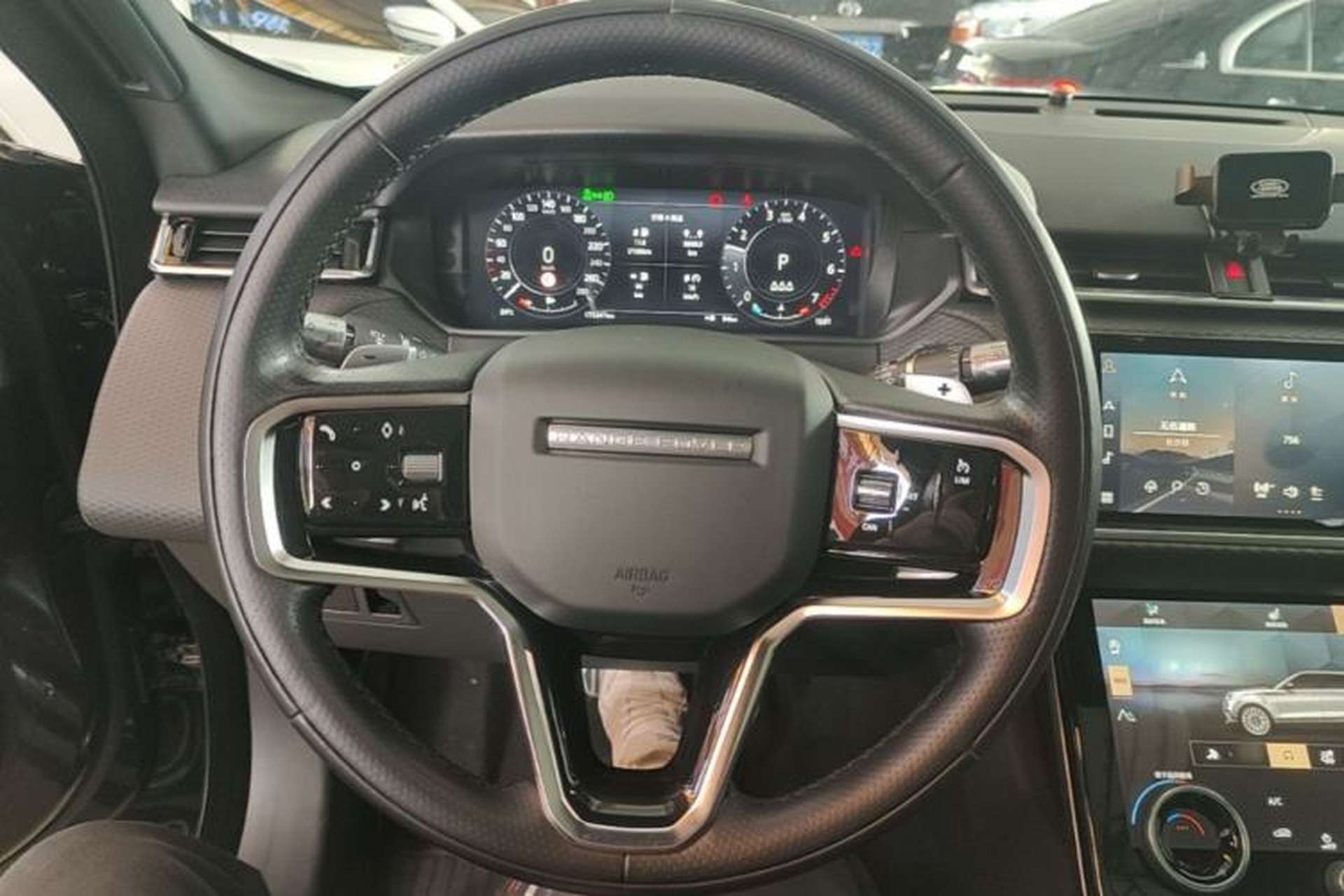 Used Land Rover Range Velar 2021 P250 Sparkling Black Limited Edition Steering Wheel