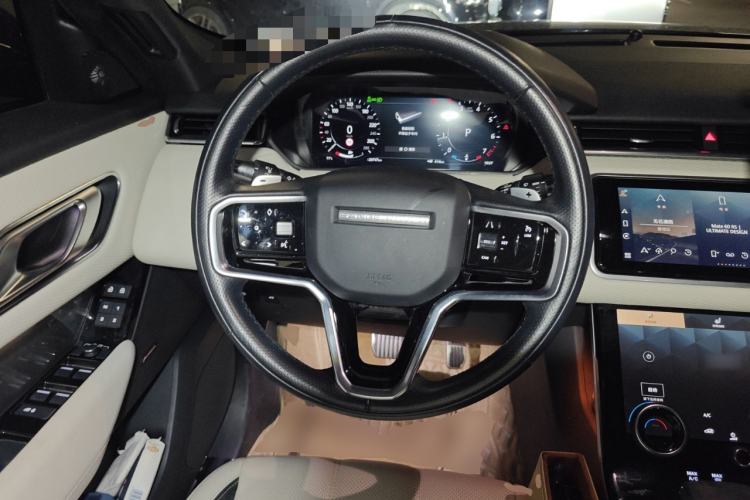 Used Land Rover Range Velar 2021 P250 Sparkling Black Limited Edition Steering Wheel