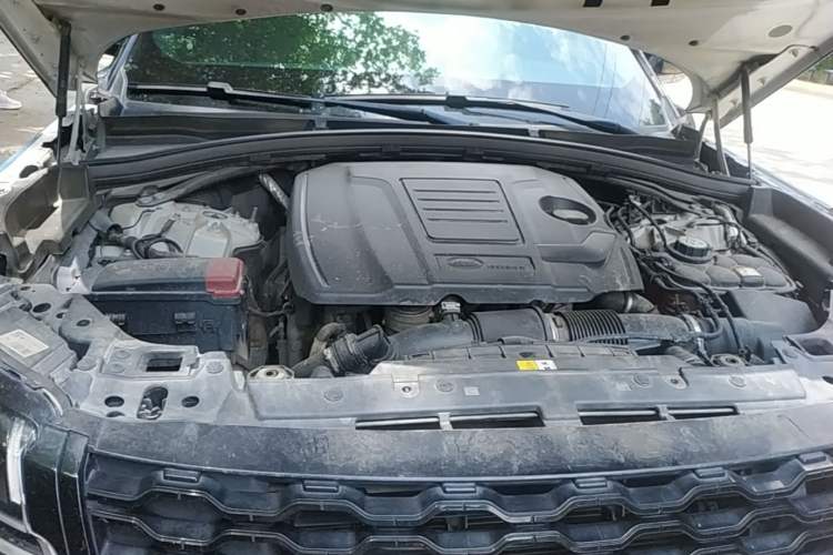 Used Land Rover Range Velar 2021 P250 Sparkling Black Limited Edition Engine Bay