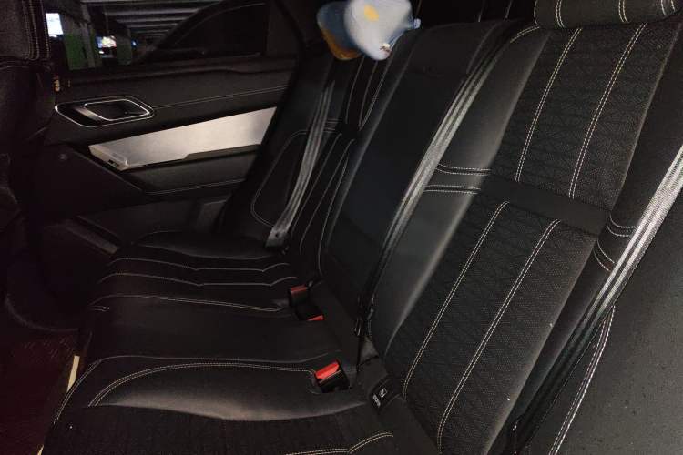 Used Land Rover Range Velar 2021 P250 Sparkling Black Limited Edition Left Rear Seat