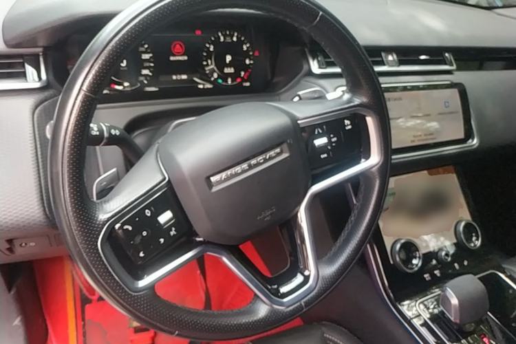Used Land Rover Range Velar 2021 P250 Sparkling Black Limited Edition Steering Wheel
