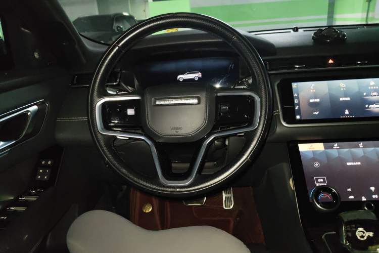 Used Land Rover Range Velar 2021 P250 Sparkling Black Limited Edition Steering Wheel