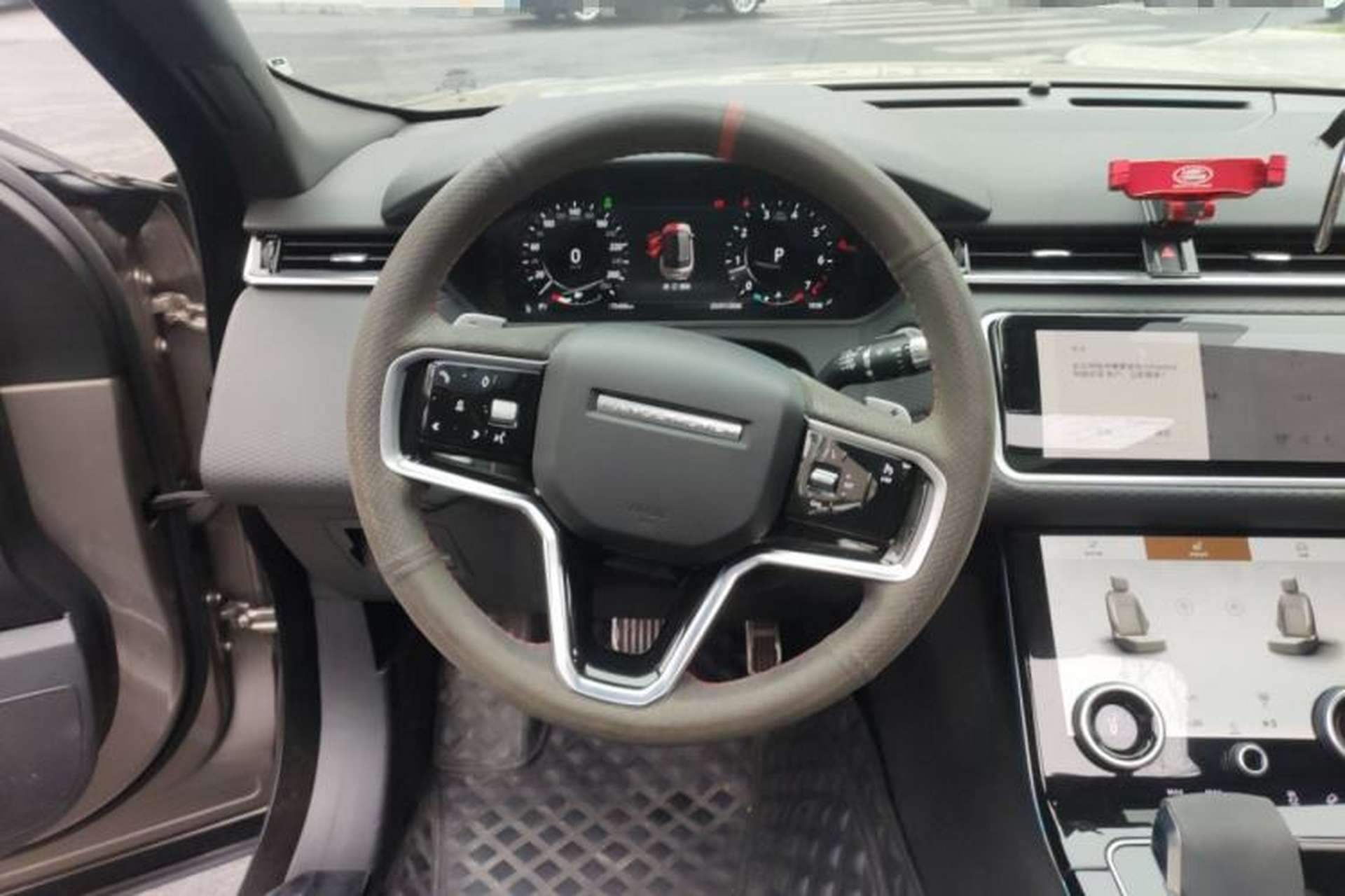 Used Land Rover Range Velar 2021 P250 Sparkling Black Limited Edition Steering Wheel