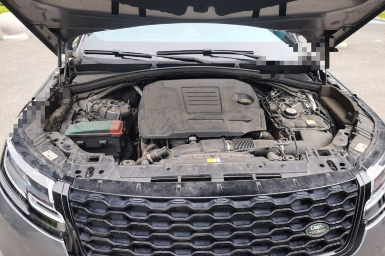Used Land Rover Range Velar 2021 P250 Sparkling Black Limited Edition Engine Bay
