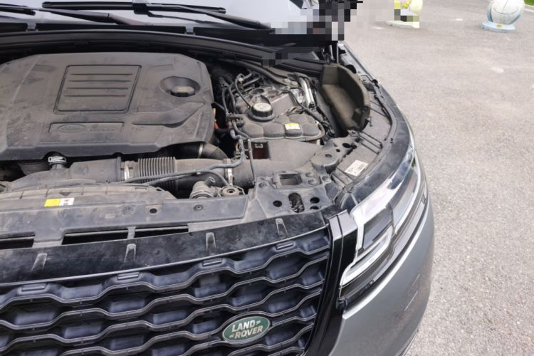 Used Land Rover Range Velar 2021 P250 Sparkling Black Limited Edition Engine Bay Left