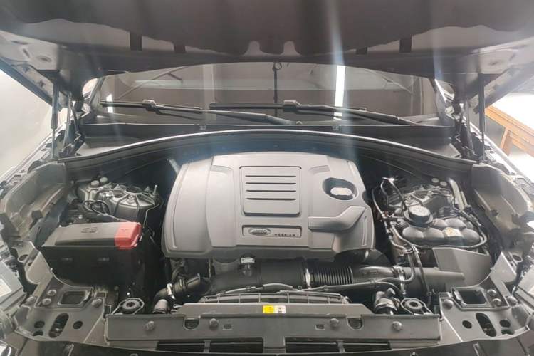 Used Land Rover Range Velar 2021 P250 Sparkling Black Limited Edition Engine Bay