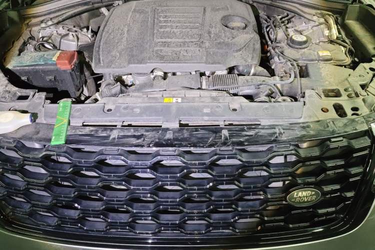 Used Land Rover Range Velar 2021 P250 Sparkling Black Limited Edition Engine Bay