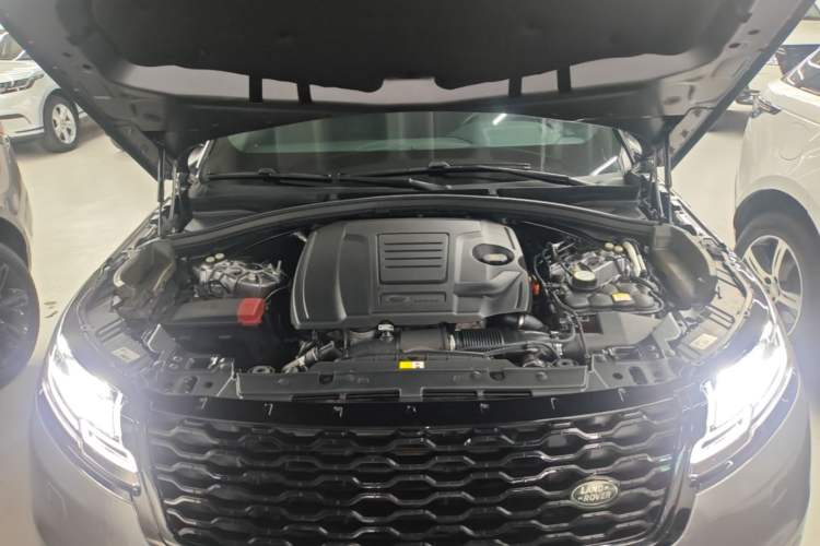 Used Land Rover Range Velar 2021 P250 Sparkling Black Limited Edition Engine Bay