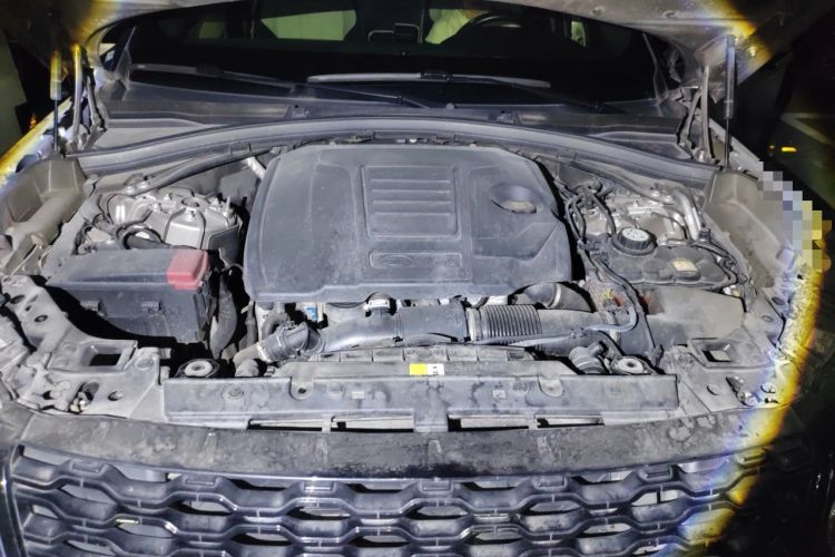Used Land Rover Range Velar 2021 P250 Sparkling Black Limited Edition Engine Bay