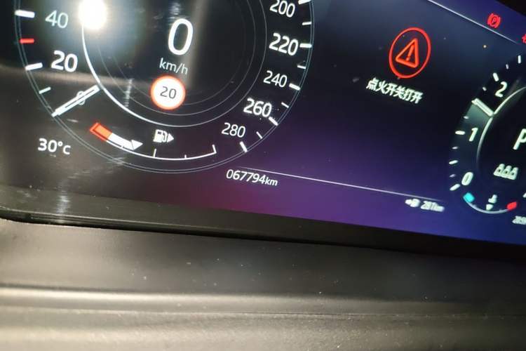 Used Land Rover Range Velar 2021 P250 Sparkling Black Limited Edition Odometer Close Up