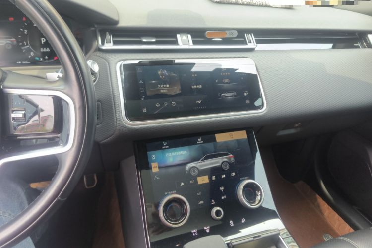 Used Land Rover Range Velar 2021 P250 Sparkling Black Limited Edition Audio And AC Panel
