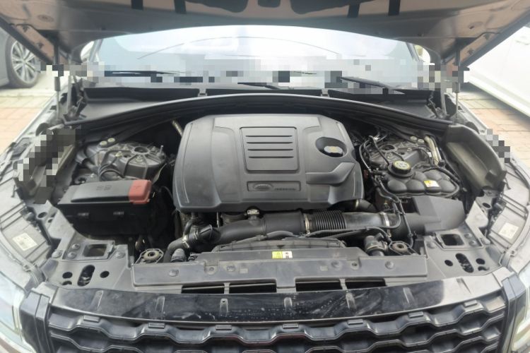 Used Land Rover Range Velar 2021 P250 Sparkling Black Limited Edition Engine Bay