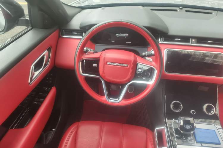 Used Land Rover Range Velar 2021 P250 Sparkling Black Limited Edition Steering Wheel