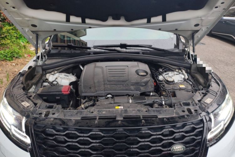 Used Land Rover Range Velar 2021 P250 Sparkling Black Limited Edition Engine Bay