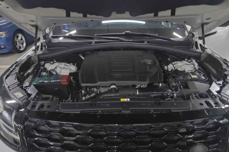 Used Land Rover Range Velar 2021 P250 Sparkling Black Limited Edition Engine Bay