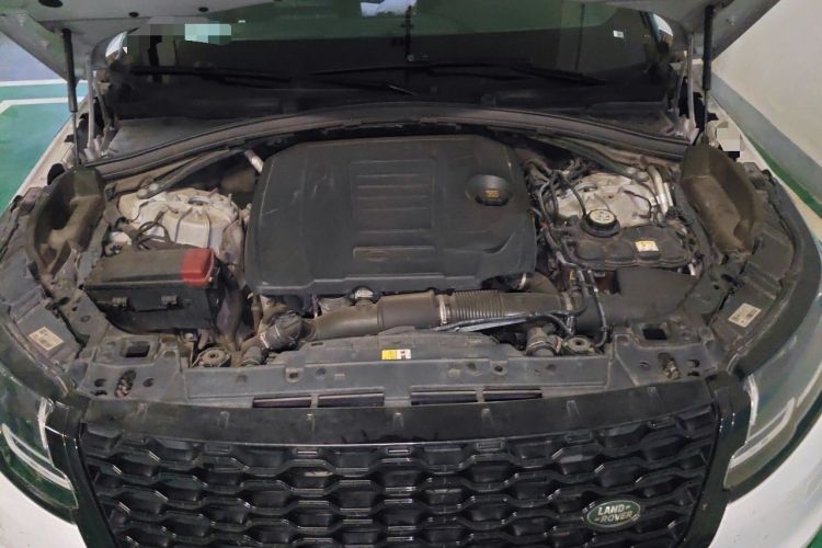 Used Land Rover Range Velar 2021 P250 Sparkling Black Limited Edition Engine Bay
