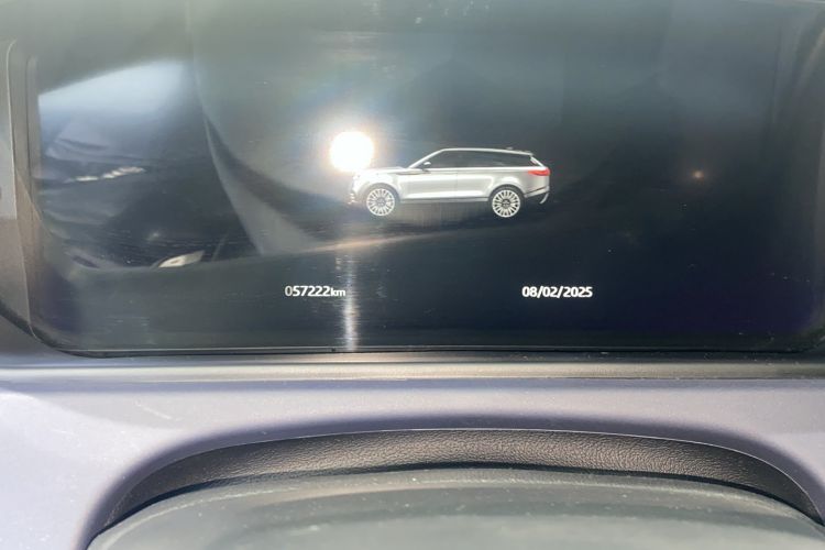 Used Land Rover Range Velar 2021 P250 Sparkling Black Limited Edition Odometer Close Up