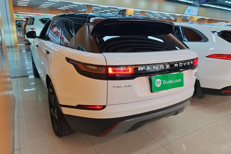 Used Land Rover Range Velar 2021 P250 model Rear Left 45 Deg
