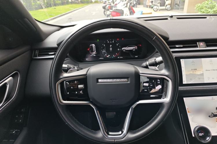 Used Land Rover Range Velar 2021 P250 Sparkling Black Limited Edition Steering Wheel