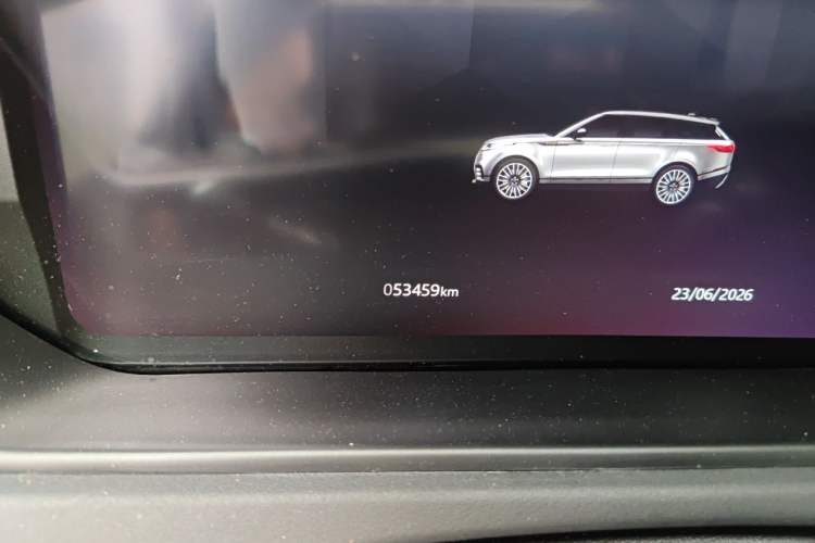 Used Land Rover Range Velar 2022 250 PS Sparkling Heritage Edition Odometer Close Up