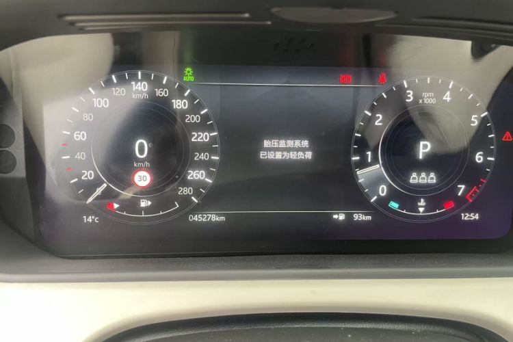 Used Land Rover Range Velar 2022 250 PS Sparkling Heritage Edition Odometer Close Up