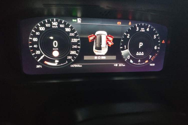 Used Land Rover Range Velar 2022 250 PS Sparkling Heritage Edition Odometer Close Up