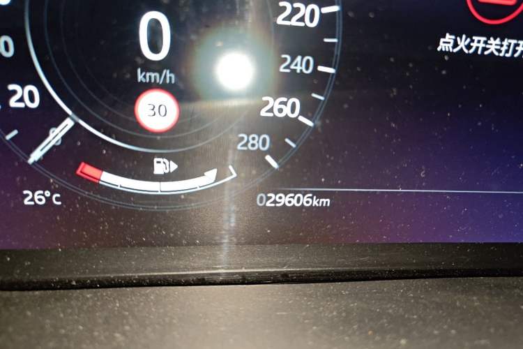 Used Land Rover Range Velar 2022 250 PS Sparkling Heritage Edition Odometer Close Up