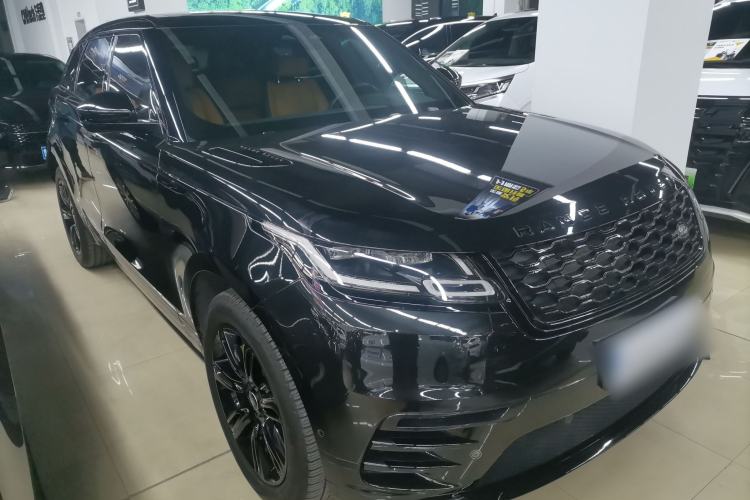 Used Land Rover Range Velar 2023 250 PS Ebony Black Limited Edition Front Right 45 Deg