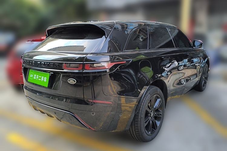 Used Land Rover Range Velar 2023 250 PS Ebony Black Limited Edition Rear Right 45 Deg