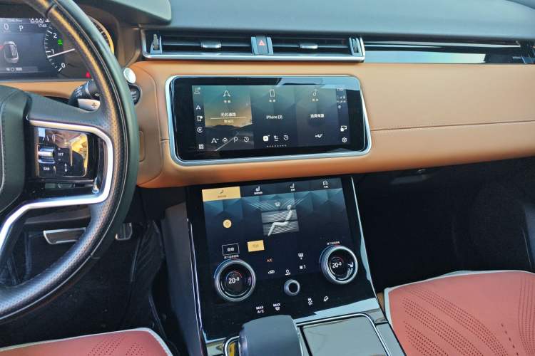 Used Land Rover Range Velar 2023 250 PS Ebony Black Limited Edition Audio And AC Panel