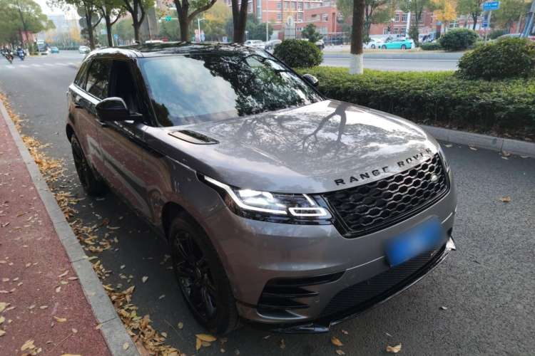 Used Land Rover Range Velar 2023 250 PS Ebony Black Limited Edition Front Right 45 Deg