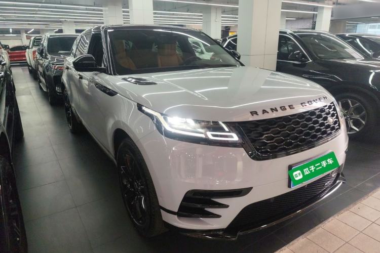 Used Land Rover Range Velar 2023 250 PS Ebony Black Limited Edition Front Right 45 Deg
